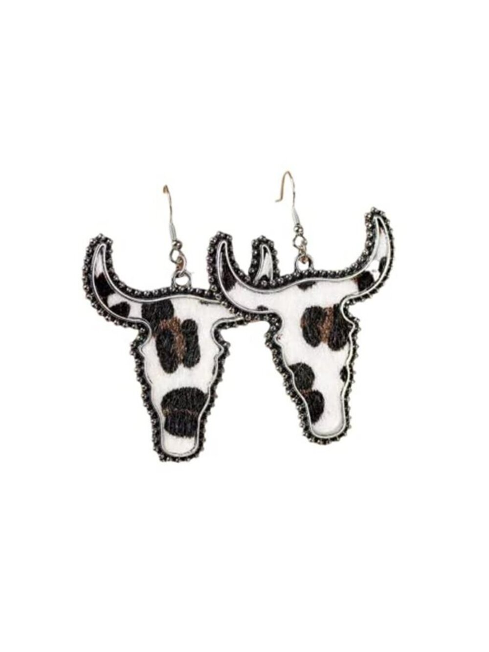 Western Earrings For Women Dangle Cow Print Cowgirl Leopard Leather Earrings